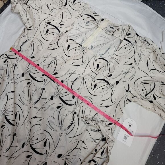 NEW Arula ivory white puff sleeve square neck faux‎ wrap dress 2X beautiful - Picture 10 of 11